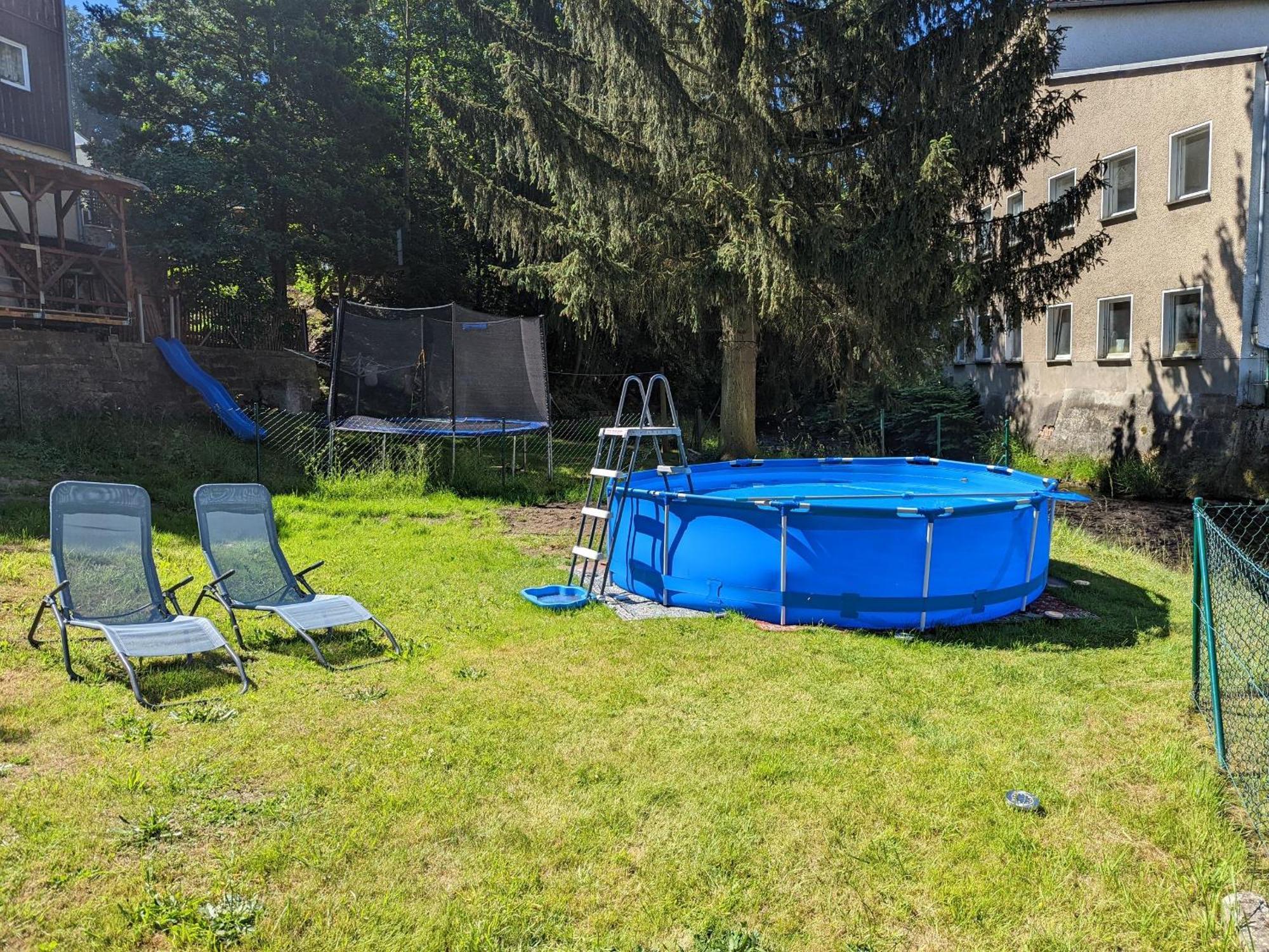 Hw3 - Urlaubsmagie - Helle, Grosse Wohnung Mit Pool Sebnitz Kültér fotó