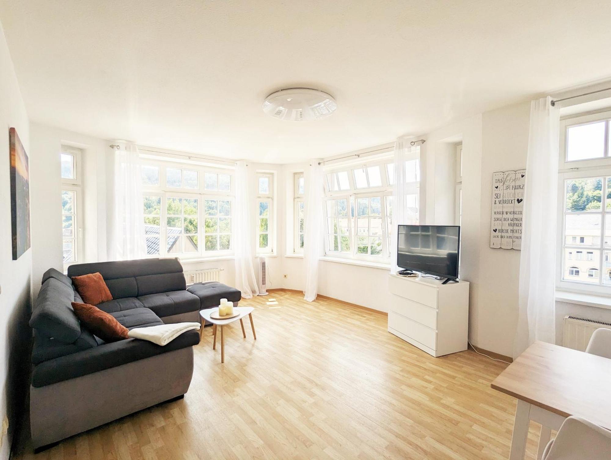 Hw3 - Urlaubsmagie - Helle, Grosse Wohnung Mit Pool Sebnitz Kültér fotó