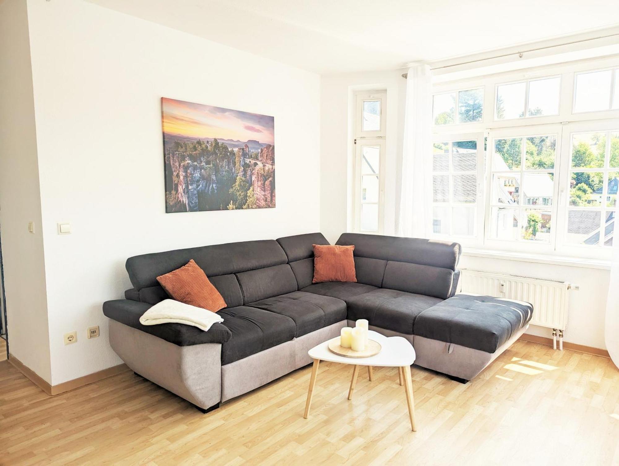 Hw3 - Urlaubsmagie - Helle, Grosse Wohnung Mit Pool Sebnitz Kültér fotó